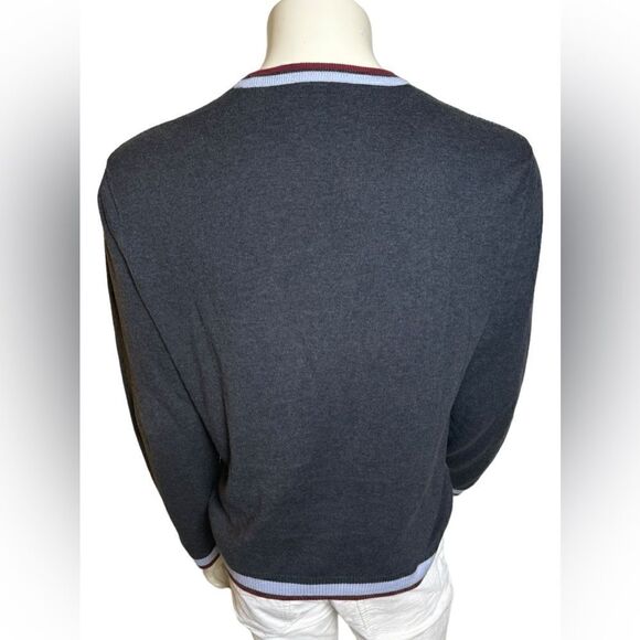 Original Penguin Men’s V-Neck Cotton Sweater in Great Condition Size Large - Picture 2 of 6